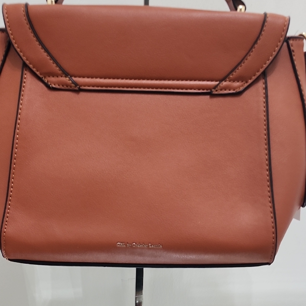 Women's RUST ART DECO ENVELOPE HANDBAG - Picture 8 of 13